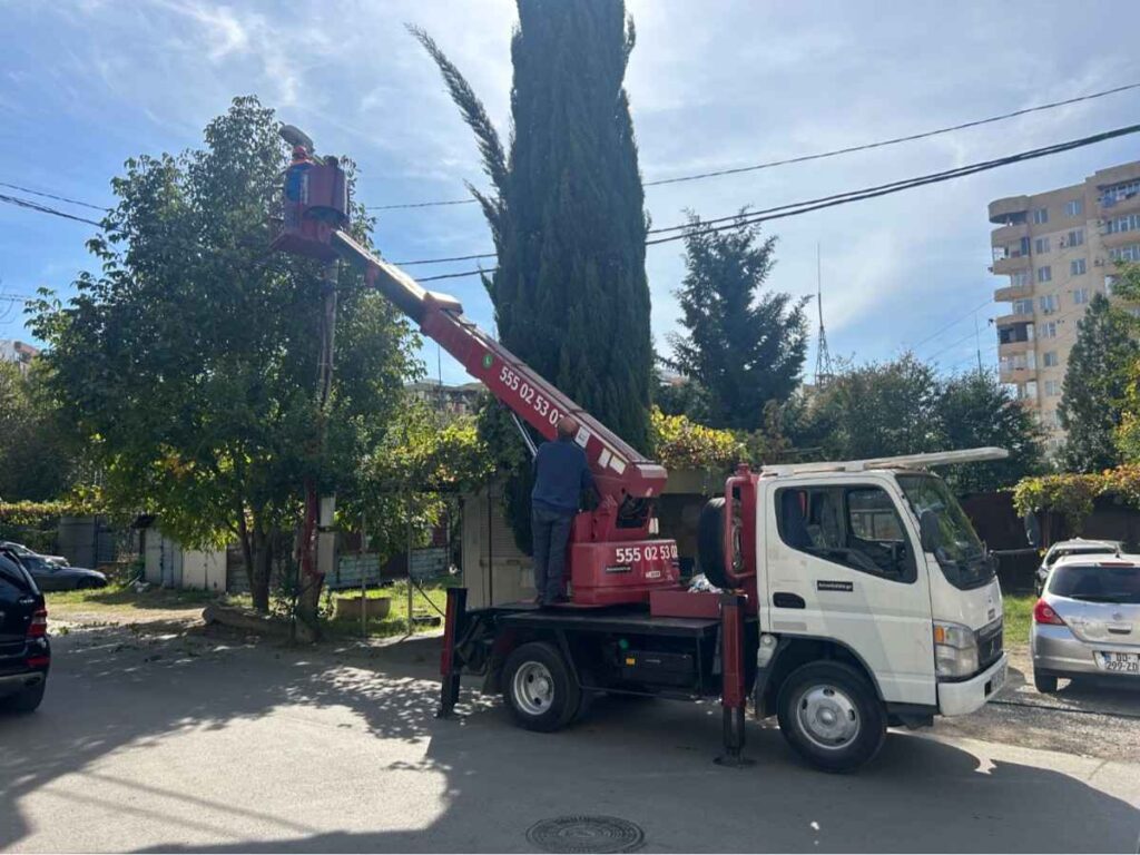 ამწე მანქანები ამწე კალათა